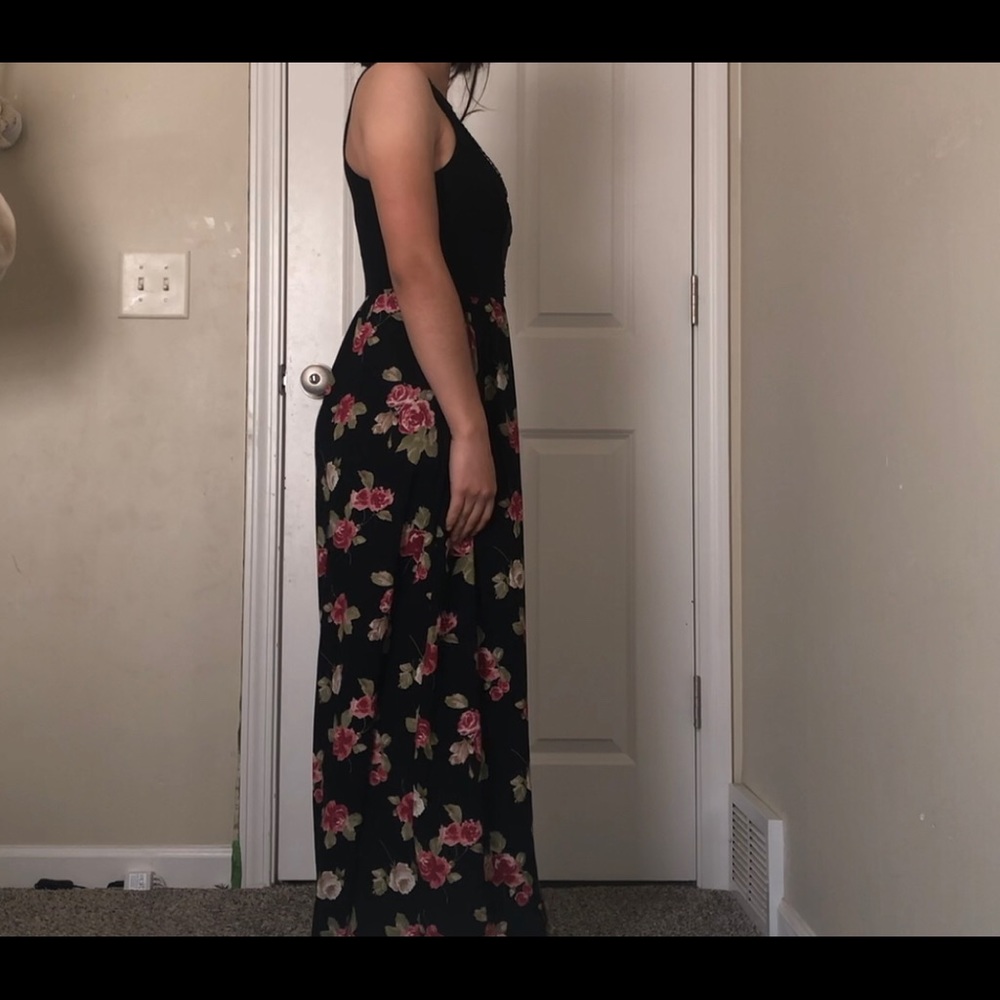 Long floral dress